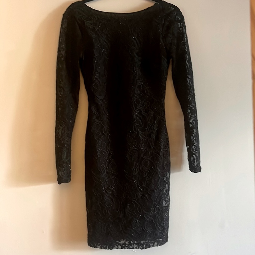 Black cocktail dress